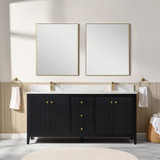 Blossom Torino 72" Vanity (Cabinet Only) - Black Oak - V8050 72 37