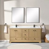 Blossom Sicily 72" Vanity (Cabinet Only) - Light Oak - V8051 72 36