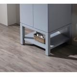 Blossom Monaco 30" Vanity Legs - Metal Grey - L9000 30 15
