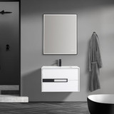 Blossom Brest 30" Wall-Hung Vanity w/ SMC Sink - Glossy White - V8047 30 01 SM