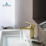 Blossom Single Handle Lavatory Faucet - Brush Gold - F01 118 06