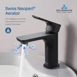 Blossom Single Handle Lavatory Faucet - Matte Black - F01 120 04
