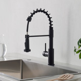 Blossom Single Handle Pull Down Kitchen Faucet - Matte Black - F01 205 04