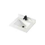 Blossom Artificial Stone Counter-Top With Backsplash and Sink, Calacatta White - CT5 2422 05 C