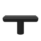 Atlas Finderne 2 1/4 Inch Matte Black Door Knob, A6031-BL