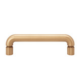 Atlas Amplify 3 3/4" Center to Center Door Pull - Warm Brass, A6042-WB