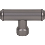 Top Knobs Lavington T-Knob 2 1/4 Inch, Ash Gray - TK3412AG