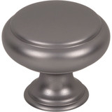 Top Knobs Bayridge Knob 1 1/4 Inch, Ash Gray - TK3430AG