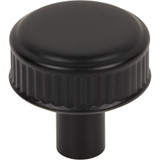 Top Knobs Elland Knob 1 1/4 Inch, Flat Black - TK3290BLK