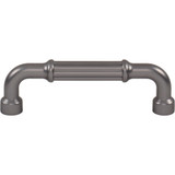 Top Knobs Pemberton 3 3/4" Center to Center Door Pull, Ash Gray - TK3402AG