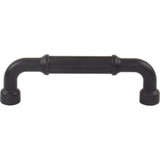 Top Knobs Pemberton 3 3/4" Center to Center Door Pull, Flat Black - TK3402BLK