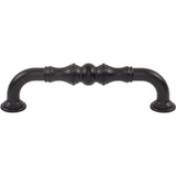 Top Knobs Bayridge 5 1/16" Center to Center Door Pull, Flat Black - TK3432BLK