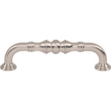 Top Knobs Bayridge 5 1/16" Center to Center Door Pull, Brushed Satin Nickel - TK3432BSN