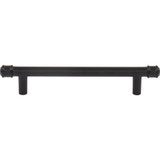 Top Knobs Elland 5 1/16" Center to Center Door Pull, Flat Black - TK3292BLK