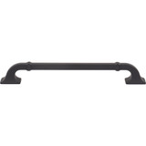 Top Knobs Califon 7 9/16" Center to Center Door Pull, Flat Black - TK3314BLK
