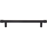 Top Knobs Elland 6 5/16" Center to Center Door Pull, Flat Black - TK3293BLK