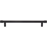 Top Knobs Elland 7 9/16" Center to Center Door Pull, Flat Black - TK3294BLK