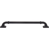 Top Knobs Califon 8 13/16" Center to Center Door Pull, Flat Black - TK3315BLK