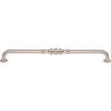 Top Knobs Bayridge 12" Center to Center Door Pull, Brushed Satin Nickel - TK3436BSN
