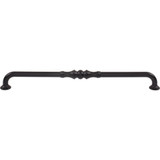 Top Knobs Bayridge 12" Center to Center Door Pull, Flat Black - TK3436BLK