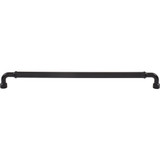 Top Knobs Pemberton 12" Center to Center Door Pull, Flat Black - TK3407BLK