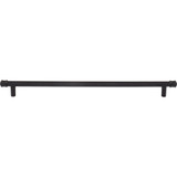 Top Knobs Elland 12" Center to Center Door Pull, Flat Black - TK3296BLK