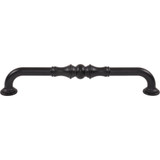 Top Knobs Bayridge 12" Center to Center Appliance Pull, Flat Black - TK3437BLK