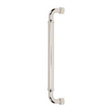 This polished nickel finish appliance/door pull handle features a cylinder bar design and is a part of the Lavington Series from the Pemberton Collection by Top Knobs. Designed for large cabinet door's, refrigerator's, dishwasher's and other appliances to replace the stock handles to better match your decor.