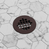 Dreamline DN09X02R06 SlimLine 2 inch Round Shower Drain, Oil Rubbed Bronze