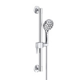 Gerber SteadyStyle Accented Round ADA Grab Bar/ Slide Bar Assembly with Octette 8 Function Hand Shower 1.5gpm, Chrome - D462524