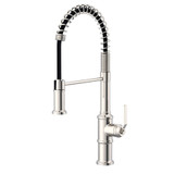 Gerber Kinzie Single Handle Pre-Rinse Pull-Down Kitchen Faucet 1.75gpm, Stainless Steel - D455337SS
