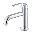 Gerber Kinzie Single Handle Lavatory Faucet Single Hole Mount w/ Metal Touch-Down Drain 1.2gpm, Chrome - D225037