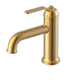 Gerber Kinzie Single Handle Lavatory Faucet Single Hole Mount w/ Metal Touch Down Drain 1.2gpm, Brushed Bronze - D225037BB
