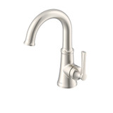 Gerber Northerly Single Handle Lavatory Faucet Single Hole Mount Side Control w/ 50/50 Touch-Down Drain 1.2gpm, Brushed Nickel - D230679BN