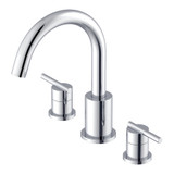 Gerber Parma Two Handle Roman Tub Faucet Trim Kit w/out Spray, Polished Nickel - D305758PNT