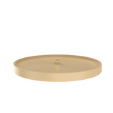 Rev-A-Shelf 28" Almond Lazy Daisy Polymer Full-Circle 1-Shelf Lazy Susan w/Bottom-Mount Hardware for Corner Base Cabinets - LD-2061-28BM-15-1