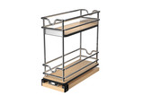 Rev-A-Shelf 5" Two-Tier Wide Wire Wall Upright Pullout - 5WU2-5W1-1