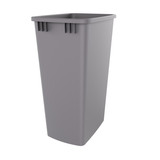 Rev-A-Shelf 50 qt. Silver Polymer Replacement Waste Container for Rev-A-Shelf® Pullouts - RV-50-17-1