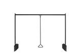 Rev-A-Shelf Adjustable and Trim-to-Fit Pull Down Closet Rod for Custom Closet Systems - CPDRSL-48MB
