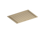 Rev-A-Shelf Almond Flexible Polymer Trim-to-Fit Drip Tray for 27" - 30" Vanity Sink Base Cabinets - SBVDTF-2730-15-1