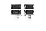 Rev-A-Shelf Black Door-Mount Extender brackets for Rev-A-Shelf® 5349 Series Waste Containers - 5345-DM18-KIT-1
