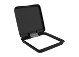 Rev-A-Shelf Black Polymer Bi-Directional Lid for Rev-A-Shelf® 27 qt. Waste Containers - RV-1024-LID-18-1