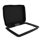 Rev-A-Shelf Black Polymer Bi-Directional Lid for Rev-A-Shelf® 35 and 50 qt. Waste Containers - RV-3550-LID-18-1