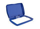 Rev-A-Shelf Blue Polymer Bi-Directional Lid for Rev-A-Shelf® 32 qt. Waste Containers - RV-32-LID-22-1
