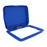 Rev-A-Shelf Blue Polymer Bi-Directional Lid for Rev-A-Shelf® 35 and 50 qt. Waste Containers - RV-3550-LID-22-1