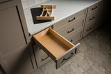 Rev-A-Shelf Craftsman Collection 10-1/4" X 19-1/2" Solid Maple Cutlery Drawer Insert w/ Black Accents - 4WCTCC-15MB-1