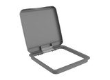 Rev-A-Shelf Gray Polymer Bi-Directional Lid for Rev-A-Shelf® 27 qt. Waste Containers - RV-1024-LID-14-1