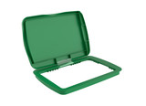 Rev-A-Shelf Green Polymer Bi-Directional Lid for Rev-A-Shelf® 32 qt. Waste Containers - RV-32-LID-G-1