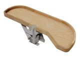 Rev-A-Shelf Maple Single-Tier Classic Girasolo w/ Soft-Close for 12" Right Opening/Blind Left Corner Cabinets - 4WLS871-12-R