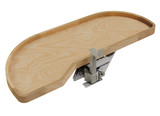 Rev-A-Shelf Maple Single-Tier Classic Girasolo w/ Soft-Close for 15" Left Opening/Blind Right Corner Cabinets - 4WLS871-15-L
